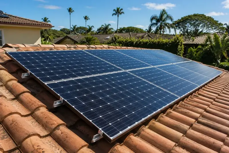 Installation de panneaux solaires à Saint-Hippolyte-de-Montaigu